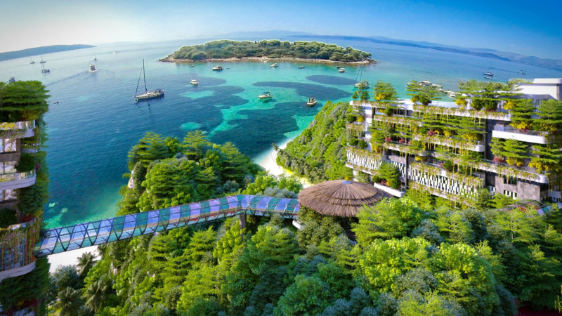 Sapa thị trấn mờ sương